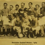 Mannschaftsfoto nach dem Gewinn der Deutschen Meisterschaft 1954