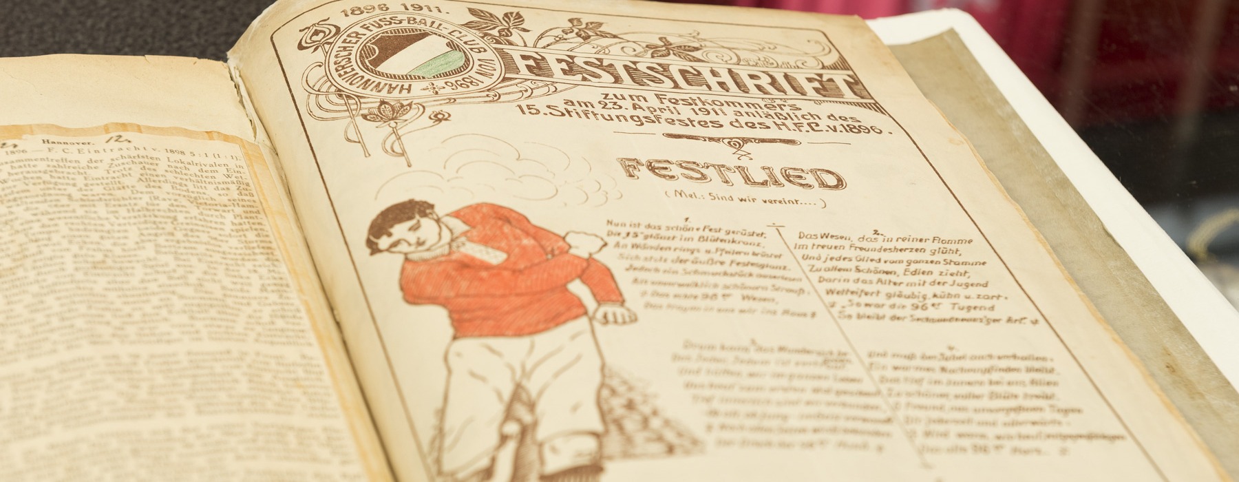 Titelseite der Festschrift zum 15. Vereinsjubiläum, 1911.