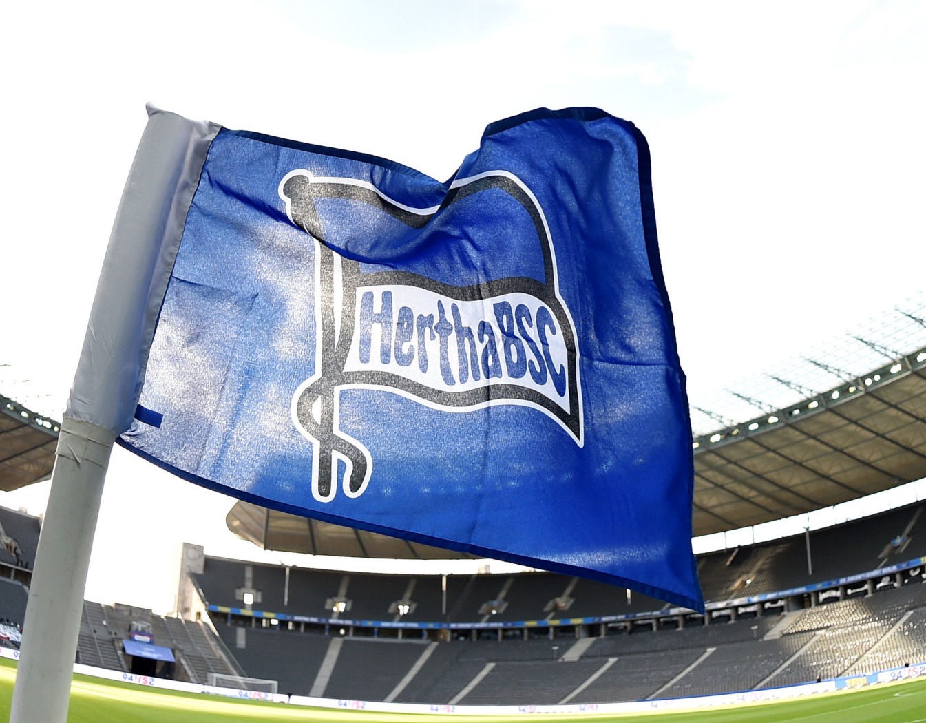 Hertha BSC Fahne