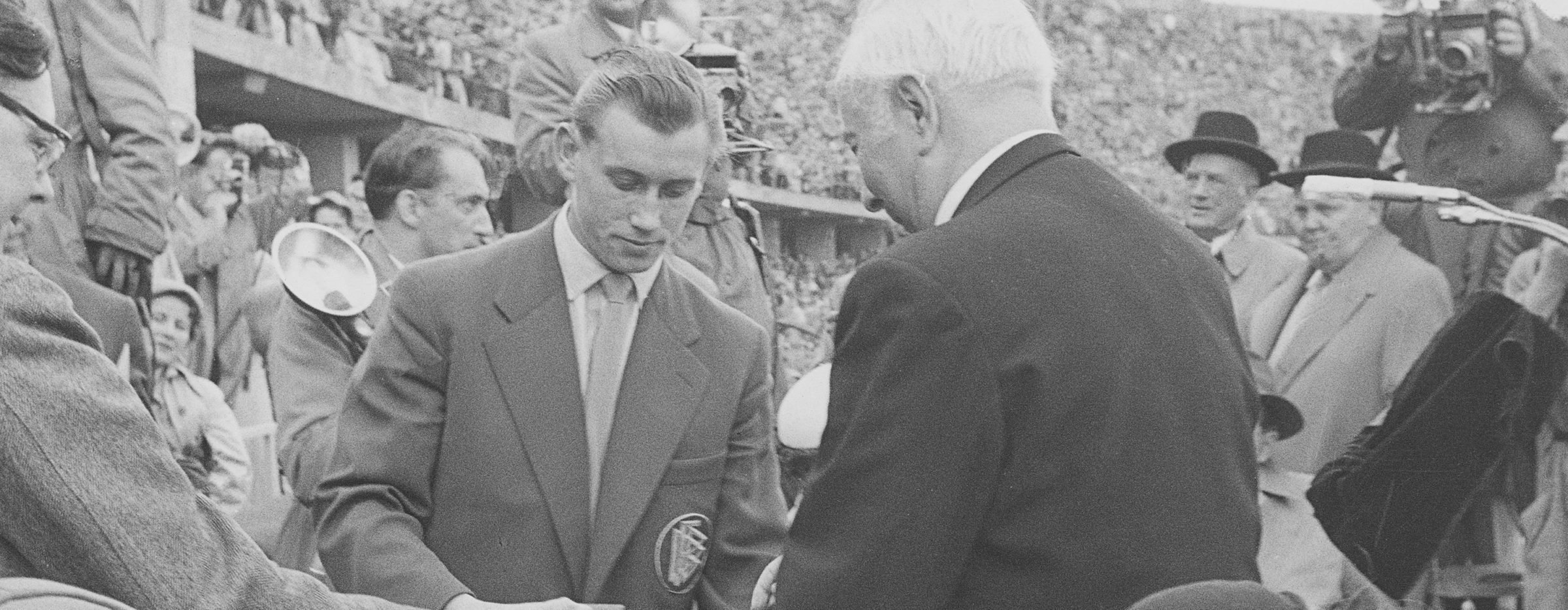 Überreichung Loorbeerblatt Biesinger